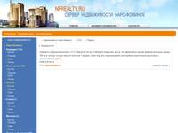 ����-������� / ��� / ������  NFREALTY.RU - ������������ � ����-�������� ������������ �. ����-�������